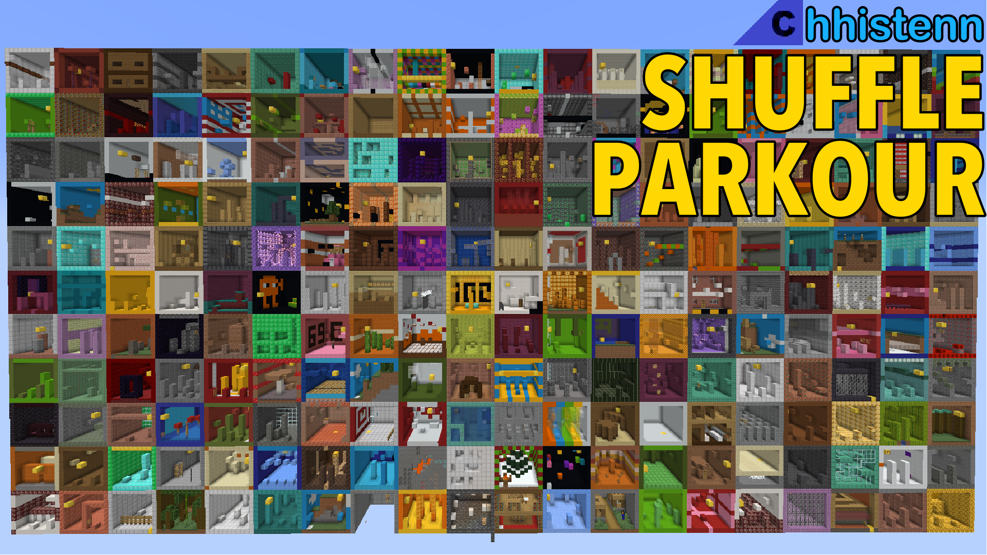 Descarca Shuffle Parkour pentru Minecraft 1.18.1